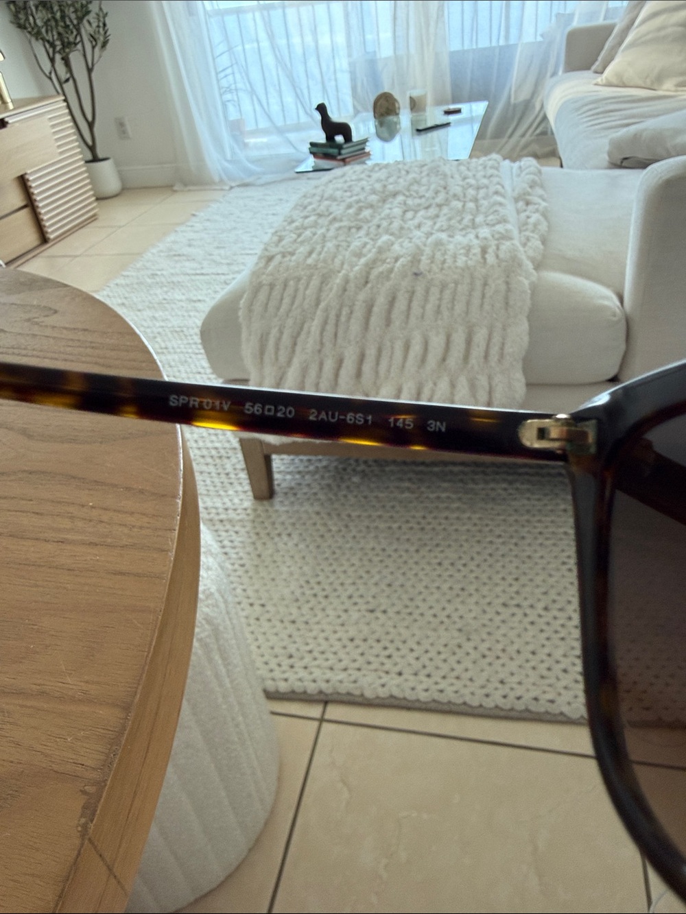 Prada Tortoise Shell Sunglasses (NO BOX) - Picture 6 of 6